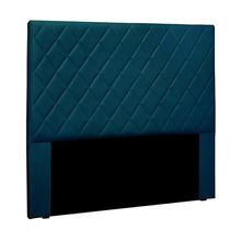 Cabeceira Decorativa King Size 1,95M Baelon Veludo Azul Marinho - Gran Belo