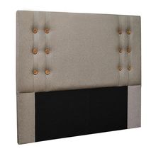 Cabeceira Decorativa Queen Size 1,60M Kors Linho Areia - Gran Belo