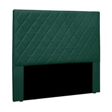 Cabeceira Decorativa King Size 1,95M Tàzio Veludo Verde Floresta - Gran Belo