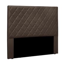 Cabeceira Decorativa Queen Size 1,60M Tàzio Veludo Marrom - Gran Belo