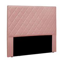 Cabeceira Decorativa King Size 1,95M Tàzio Veludo Rosa - Gran Belo