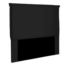 Cabeceira Decorativa Casal 1,40M Trento Suede Preto - Gran Belo