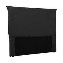 Cabeceira Decorativa King Size 1,95M Trento Veludo Preto - Gran Belo