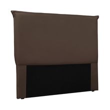 Cabeceira Decorativa Queen Size 1,60M Trento Veludo Marrom - Gran Belo
