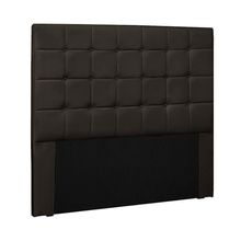 Cabeceira Decorativa King Size 1,95M Tropea PU Marrom - Gran Belo