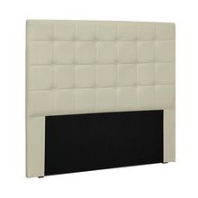 Cabeceira Decorativa King Size 1,95M Tropea PU Marfim - Gran Belo