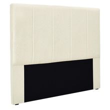 Cabeceira Decorativa Queen Size Casal 1,60M Erza Linho Natural - Gran Belo