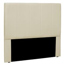 Cabeceira Decorativa King Size 1,95M Erza Veludo Bege - Gran Belo
