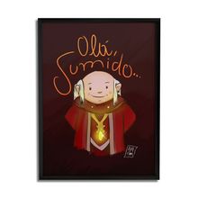 Quadro Decorativo Olá Sumido By Lua Lins - Beek