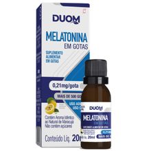 MELATONINA EM GOTAS APENAS 1 GOTA AO DIA 570 DOSES MARACUJÁ - DUOM