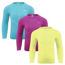 Kit 3 Camisas Térmicas Selene Proteção UV50+ Juvenil