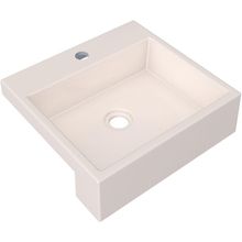 Cuba de Semi Encaixe C01 Quadrada Para Banheiro XQ395 Bege - Lyam Decor