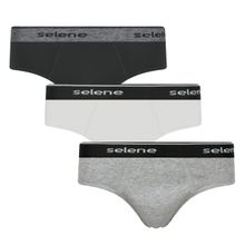 Kit 3 Cuecas Slip Selene Masculina