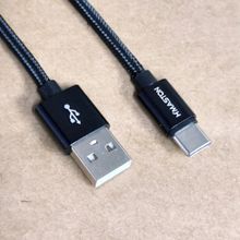 Cabo USB C Preto Turbo Compatível Com Moto G60