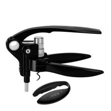 CONJUNTO LE CREUSET SACA ROLHA LM250 E CORTA CAPSULA POLICARBONATO MATTE BLACK 49005000000700
