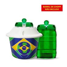 Chopeira Portátil Á Gelo Para Barril 5L - Bola Copa do Mundo