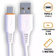 Cabo Carregador P/ Samsung A20 A20s A20e A21s A30 A30s A40 A41 A50 A50s A60 A70 A80 A90