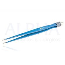 Pinça bipolar reta 12cm