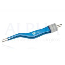 Pinça Bipolar Oftalmológica Baioneta 10cm
