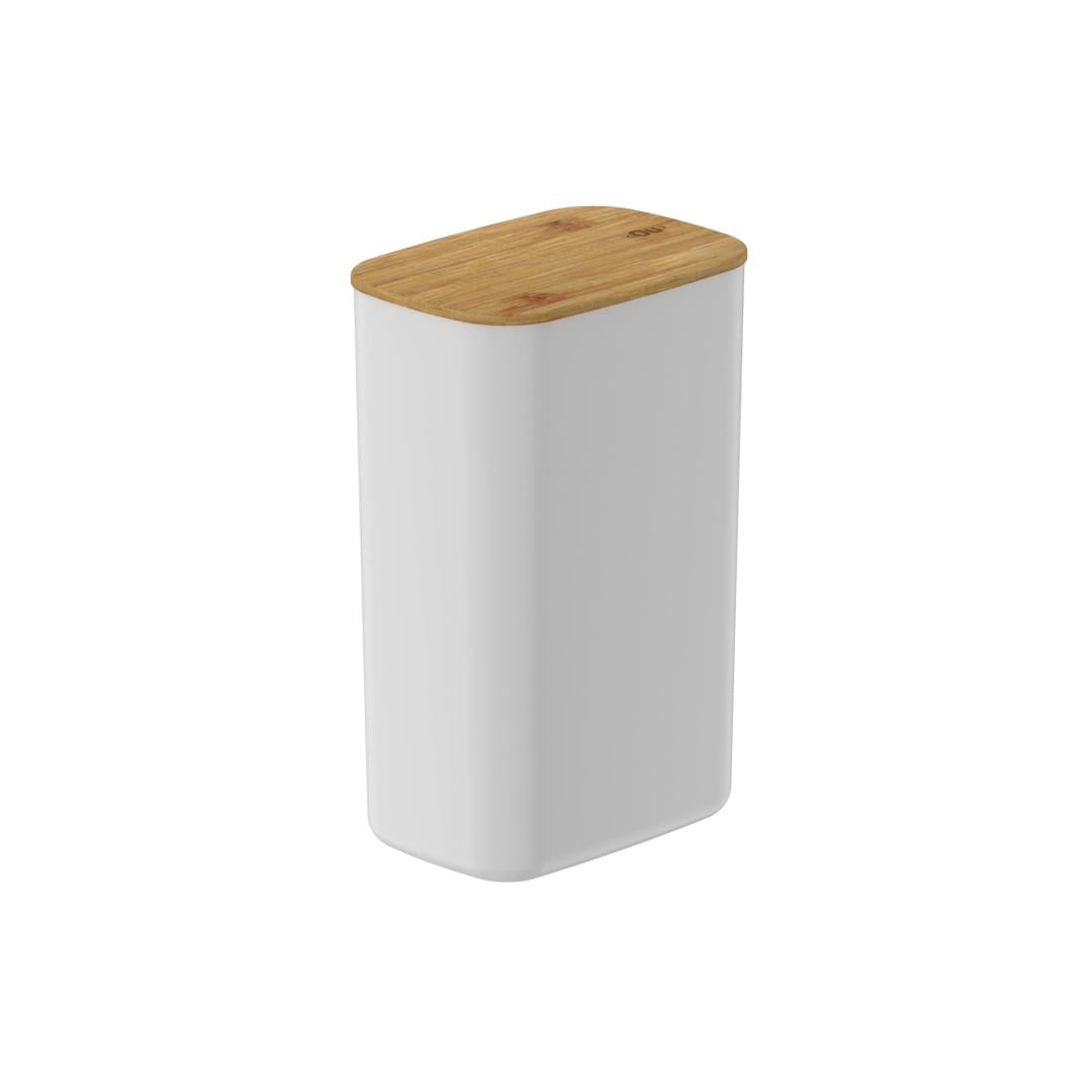 Pote Hermético 2,3 Litros Keep Branco Fechado Martiplast
