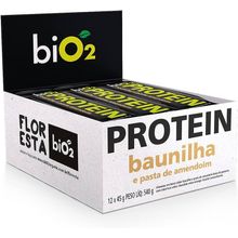 Barra de Proteína Vegana Protein Bar (12 Unidades de 45g) Baunilha - Bio2