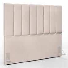 Cabeceira Cama Box Casal 140 cm Dália W01 Linho Cru - Lyam Decor