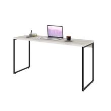 Mesa Para Escritório e Home Office Industrial Aspen 150 cm C01 Snow - Lyam Decor
