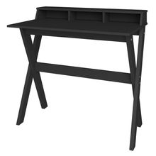 Mesa Para Escritório Escrivaninha Home Office Itália A02 Preto - Lyam Decor