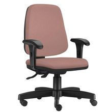Cadeira Giratória Job L02 Diretor Executiva Suede Rosê - Lyam Decor