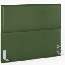 Cabeceira Cama Box Casal Queen Com Tachas 160 cm Vicenza L02 Facto Verde Musgo - Lyam Decor