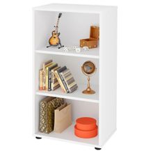 Estante Multiuso com 02 Prateleiras Clean A02 81x45 cm Branco - Lyam Decor