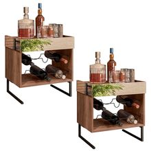 Kit 02 Adegas Decorativas Espelhada Industrial D01 Design Demolição - Lyam Decor