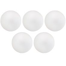 Kit 05 Assentos Redondo Banqueta Cadeira Estofados Poltronas H02 Corino Branco 39 cm - Lyam Decor