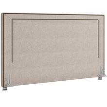 Cabeceira Cama Box Casal 140 cm P05 Berlim Linho Bege Claro - Lyam Decor