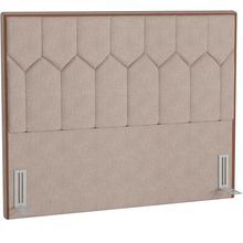 Cabeceira Cama Box Casal King 195 cm P05 Londres Linho Bege - Lyam Decor