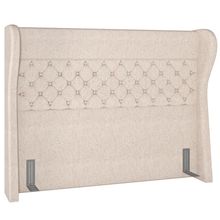 Cabeceira Cama Box Casal Queen 160 cm P05 Madrid Linho Bege Claro - Lyam Decor