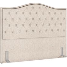 Cabeceira Cama Box Casal Queen 160 cm P05 Grécia Linho Bege Claro - Lyam Decor