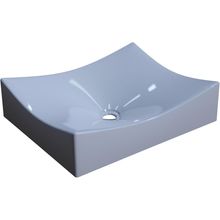 Cuba de Apoio Retangular Para Banheiro Lavabo C01 ML44W Cinza - Lyam Decor