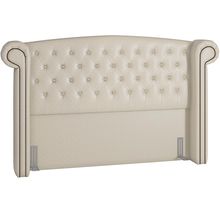 Cabeceira Cama Box Casal Queen 160 cm P05 Sofia Corino Branco - Lyam Decor
