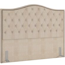 Cabeceira Cama Box Casal 140 cm P05 Grécia Linho Creme - Lyam Decor