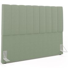 Cabeceira Cama Box Casal Queen 160 cm Dália W01 Bouclê Oliva - Lyam Decor