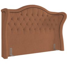 Cabeceira Cama Box Casal 160 cm P05 Lisboa Bouclê Terracota - Lyam Decor