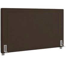 Cabeceira Cama Box King 195 cm P05 Berlim Veludo Marrom - Lyam Decor
