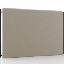 Cabeceira Cama Box Casal 140cm Estofada Goya P05 Suede Bege - Lyam Decor