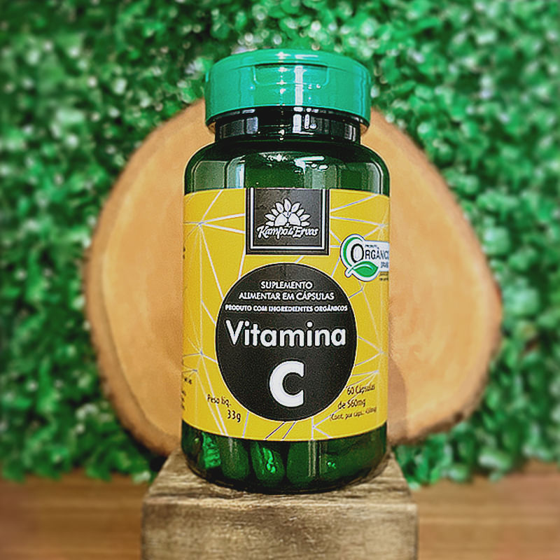 Vitamina C 430mg Orgânica Kampo de Ervas 60 Cápsulas