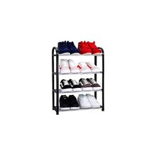 Sapateira Compacta Com 4 Prateleiras Para até 8 Pares de Tênis Chinelo Sapato Organizador Casa