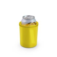 Porta Lata 350ml Térmico para Adesivar - Amarelo