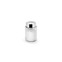 Saleiro Porta Condimentos Pimenteiro Vidro Aço Inox 1un