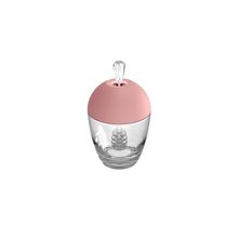 Meleira Rosa Porta Mel com Pegador e Tampa 1un