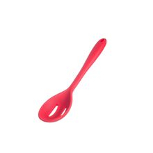 Colher de Silicone Vermelha Perfurada Escumadeira 1un